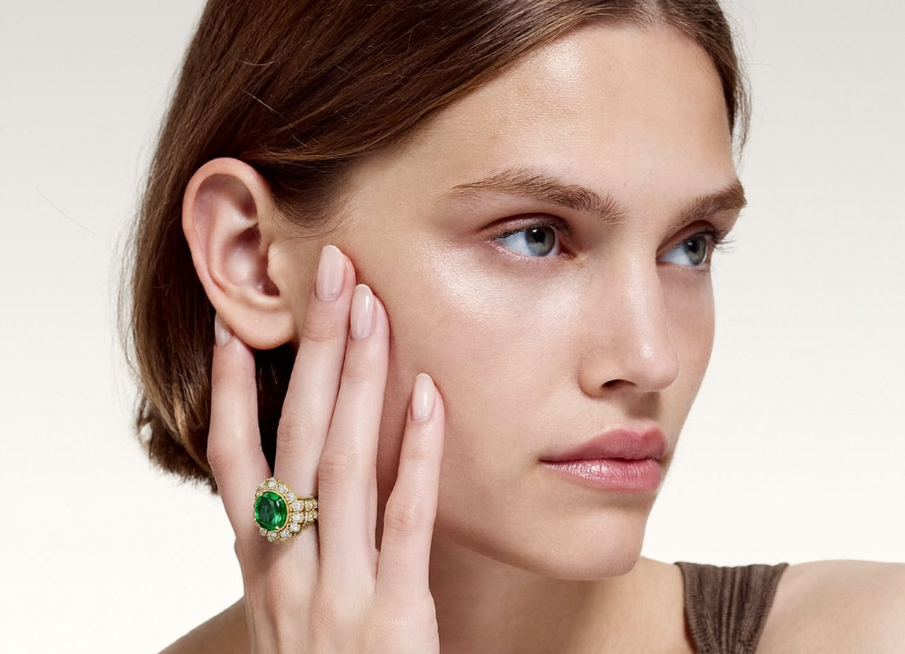 Statement Gemstone Rings in Modern Fine Jewelry