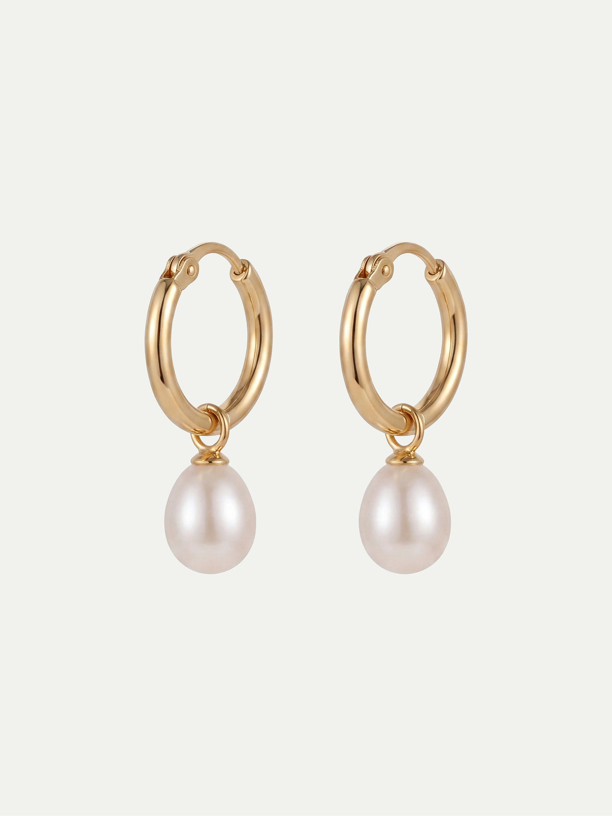 Pearl Loop Earrings