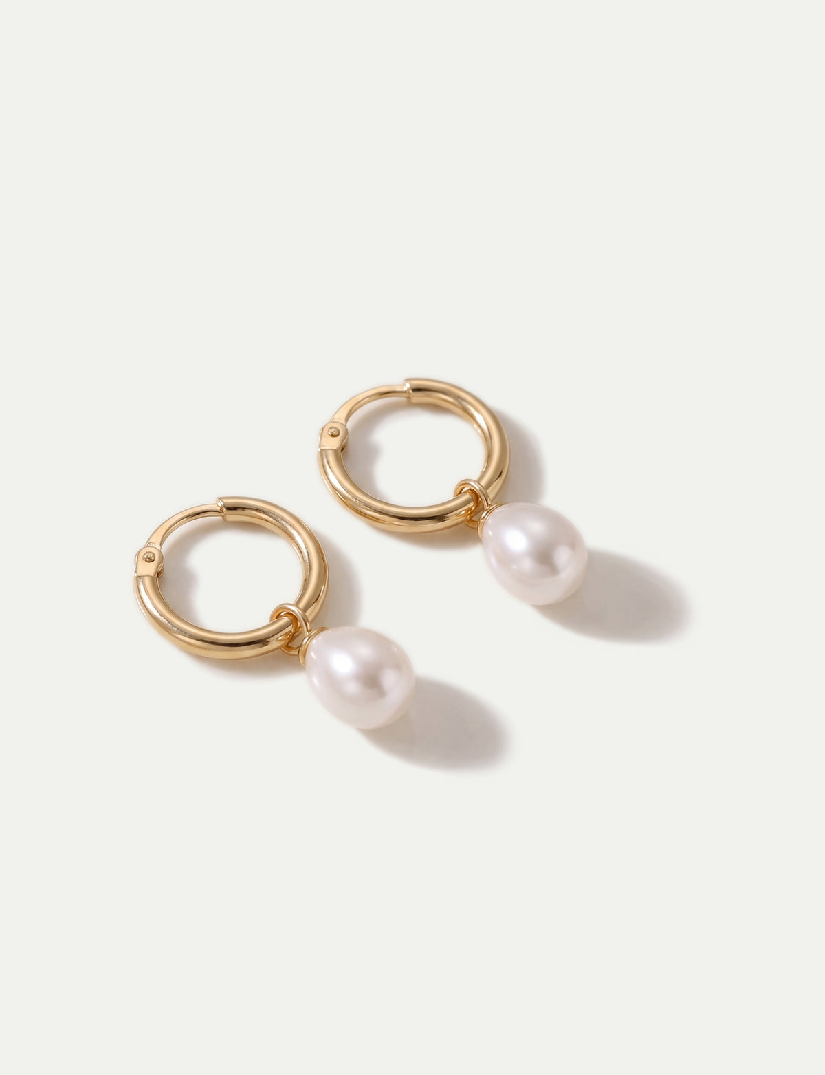 Pearl Loop Earrings