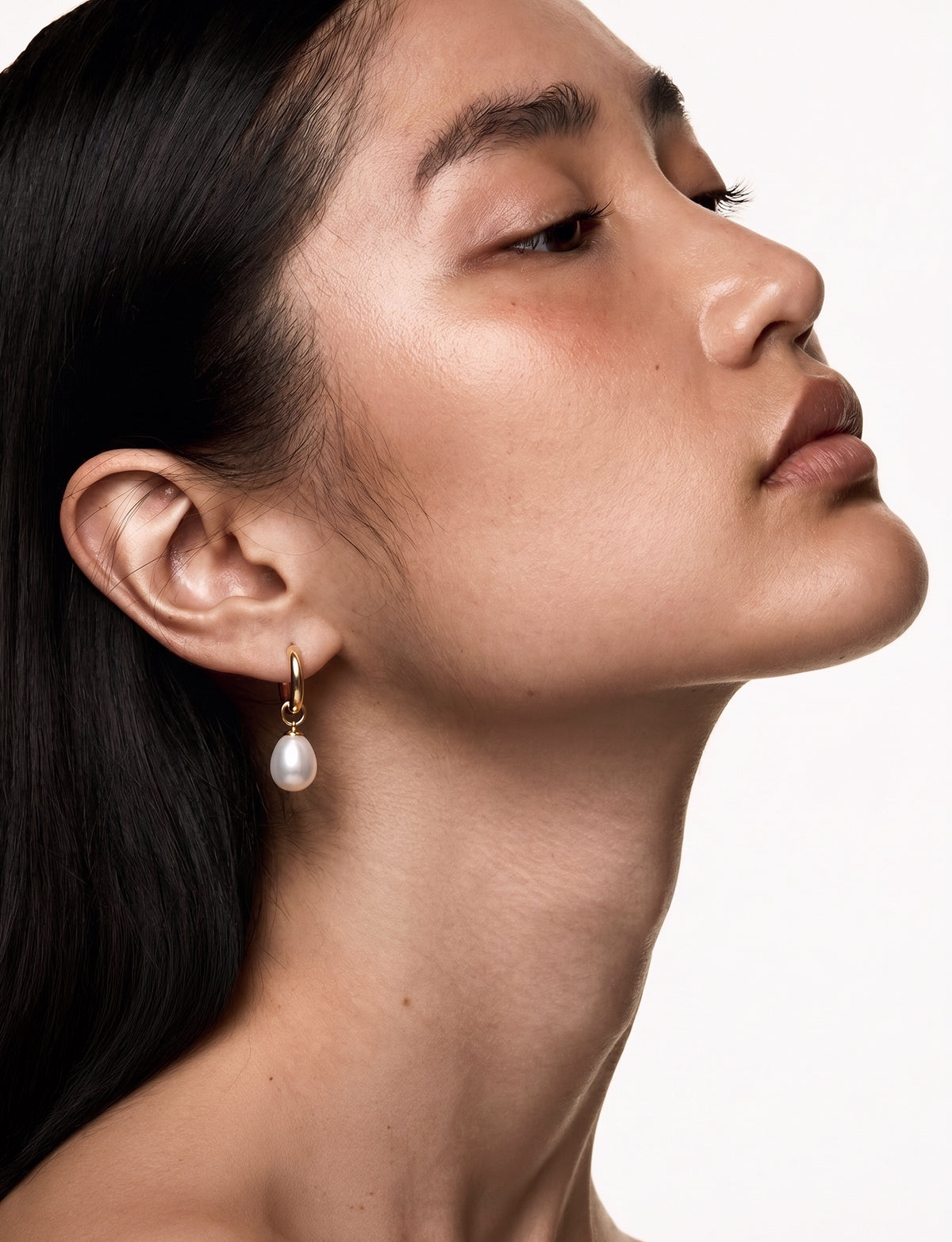 Pearl Loop Earrings